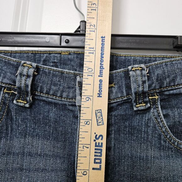 Wrangler Jeans Boys 16 Blue Denim Straight Leg Adjustable Waist Western VGUC - Picture 6 of 9